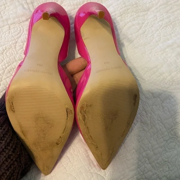 Marc Fisher Christa Patent Pink Pumps - Picture 6 of 10